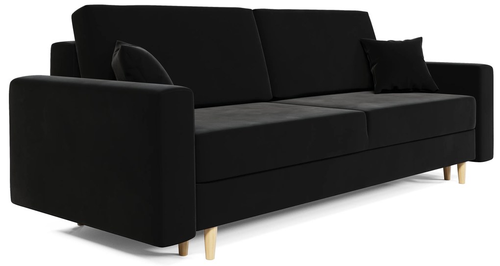 Canapea două locuri Serene (Negru). 1056860