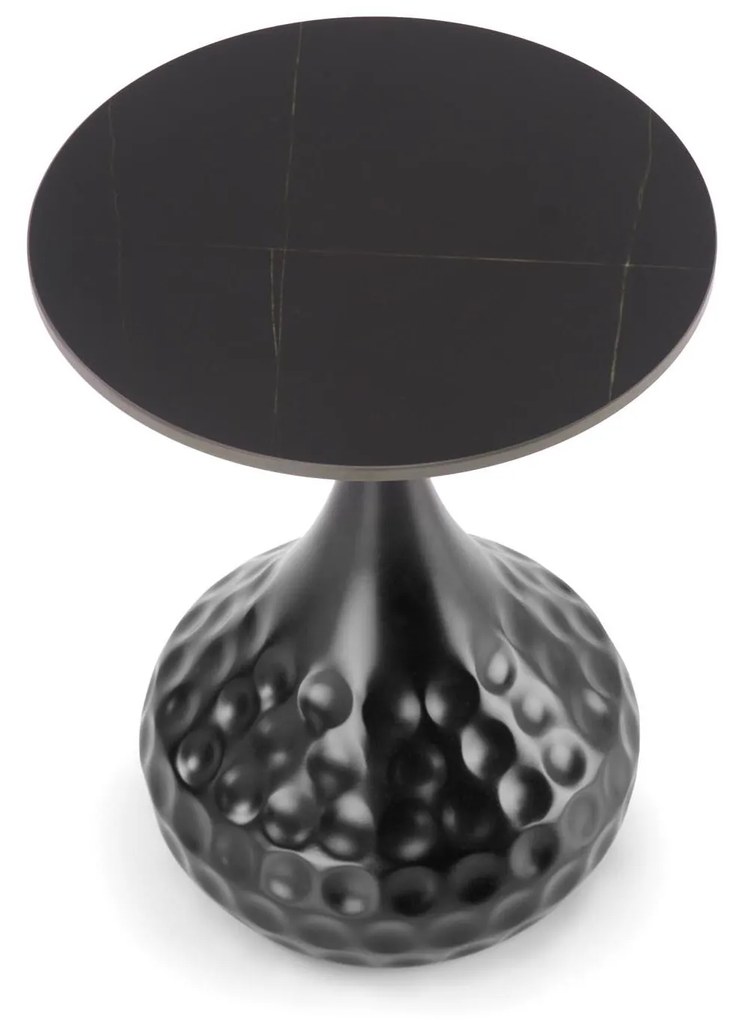Măsuță Verdi (marmură negru + negru). Promo -6%. 1092471