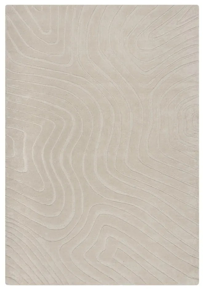 Covor crem țesut manual din lână 200x290 cm Mesmerise Natural – Flair Rugs