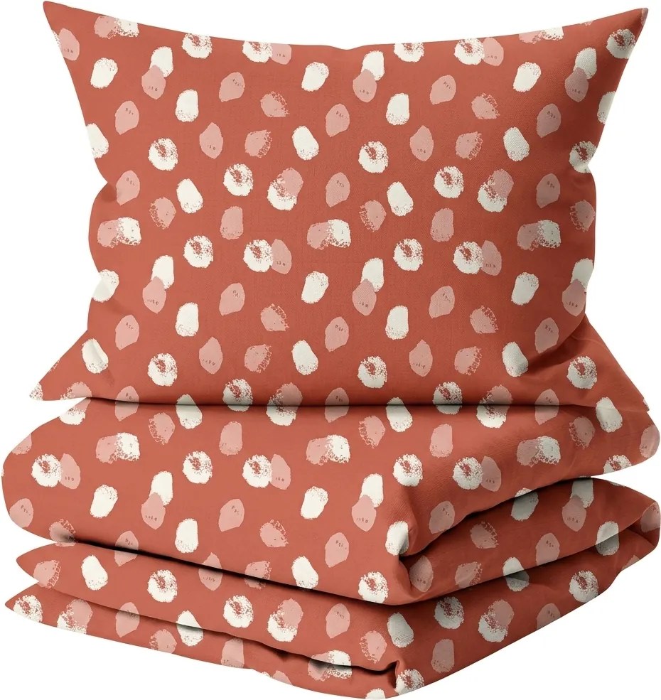 Lenjerie de pat din flanel TESS rosu Dimensiune lenjerie de pat: 2 buc 60 x 70 cm | 200 x 200 cm