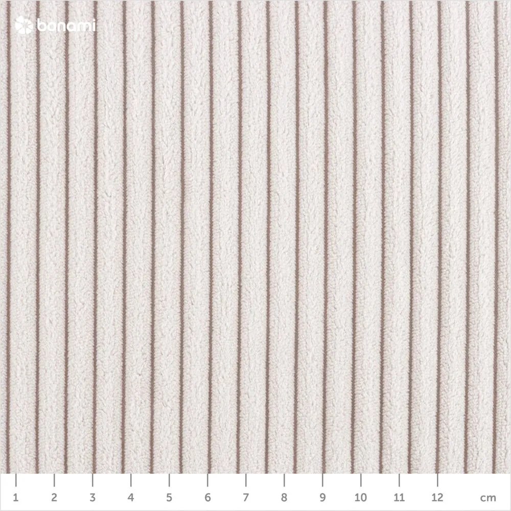 Pat matrimonial bej tapițat fără somieră 140x200 cm Mattis Cord – Meise Möbel