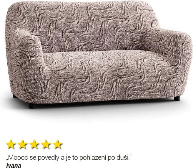 Gaico Huse bielastice BRILLANTE maro fotoliu (l. 60 - 110 cm)