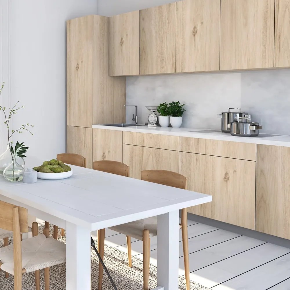 Autocolant pentru mobilier 200x60 cm Light Oak – Ambiance