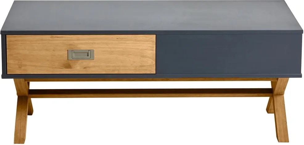 Masă de cafea Marckeric Leidi, 110 x 45 cm, gri antracit