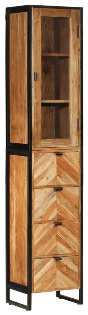 vidaXL Dulap de baie, 40x27x190 cm, lemn masiv de acacia
