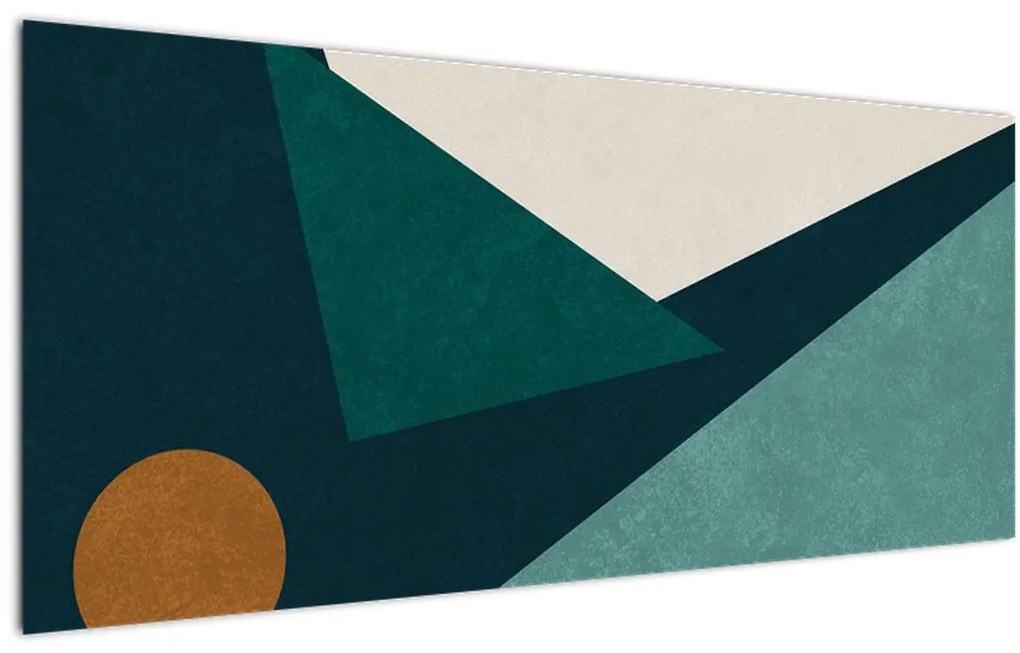 Tablou - Abstract cubic (120x50 cm)