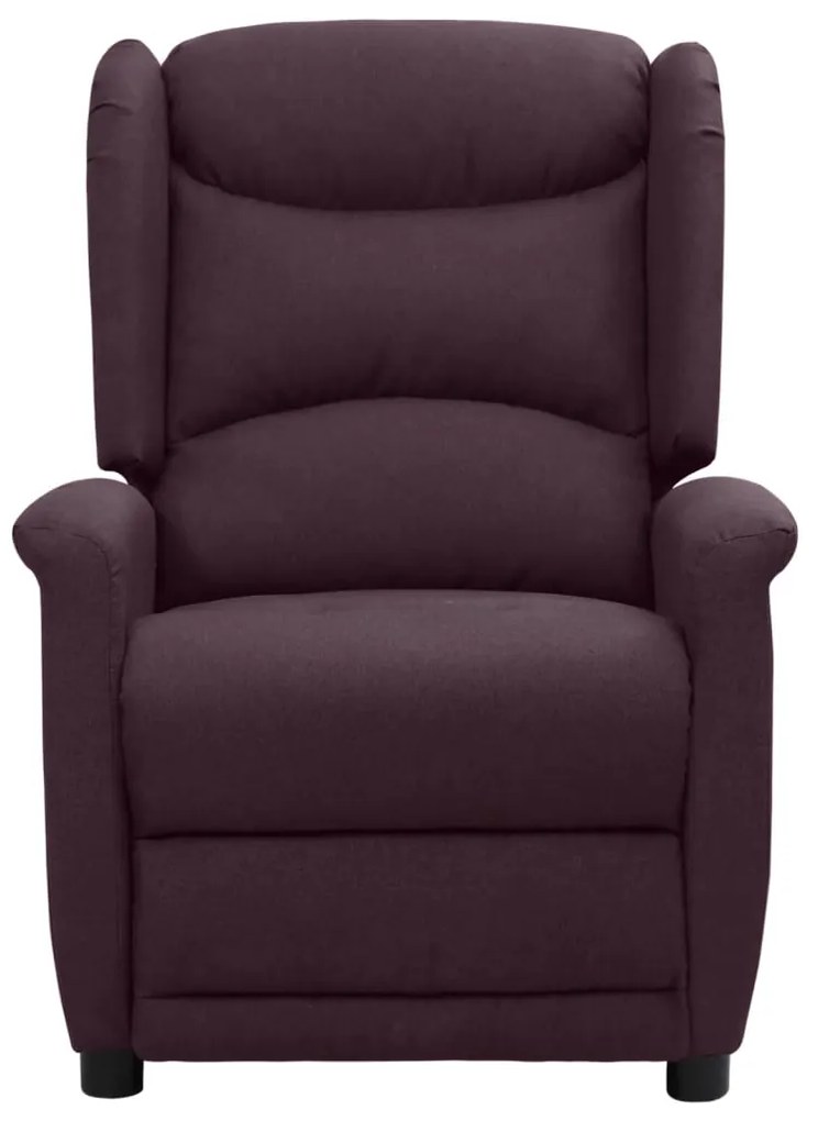 338881 vidaXL Fotoliu de masaj, violet, material textil