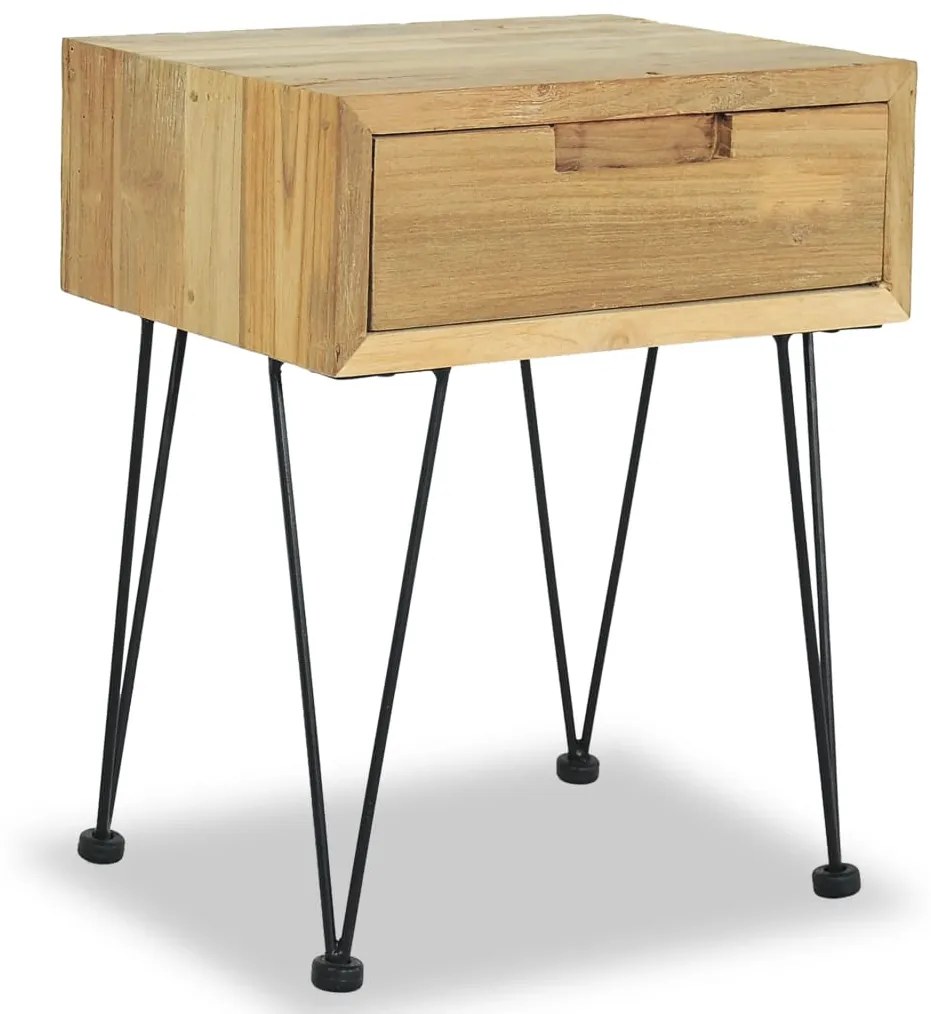 3057527 vidaXL Noptiere, 2 buc., 40 x 30 x 50 cm, lemn masiv de pin