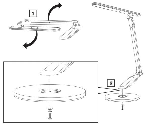 Lampă LED tactilă dimabilă OPTIMUM LED/7W/230V USB 3000/4000/6000K