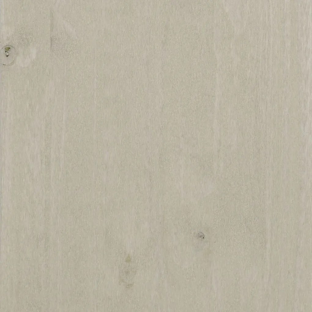 Noptiera, alb, 40x35x62 cm, lemn masiv de pin 1, Alb