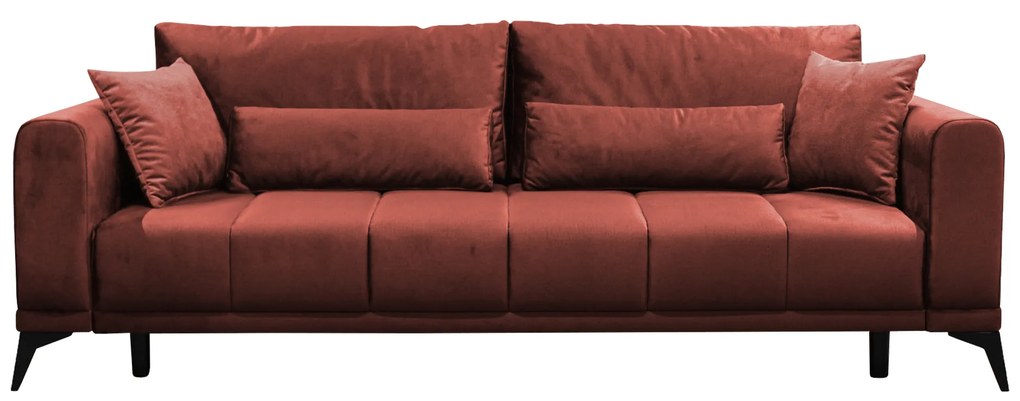 Canapea extensibilă, teracota, GRACE BIG SOFA