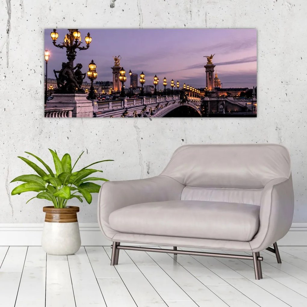 Tablou - Podul lui Alexandru al III.-lea din Paris (120x50 cm)