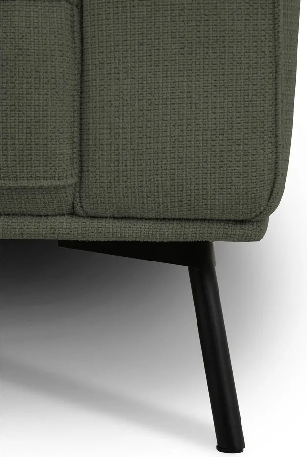 Colțar verde închis cu tapițerie din chenille (cu colț pe partea stângă/în formă de ”L”) Amsterdam – Scandic