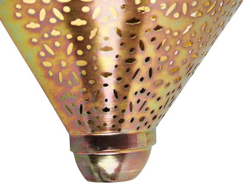 Lampă de perete orientală din cupru - Muraf