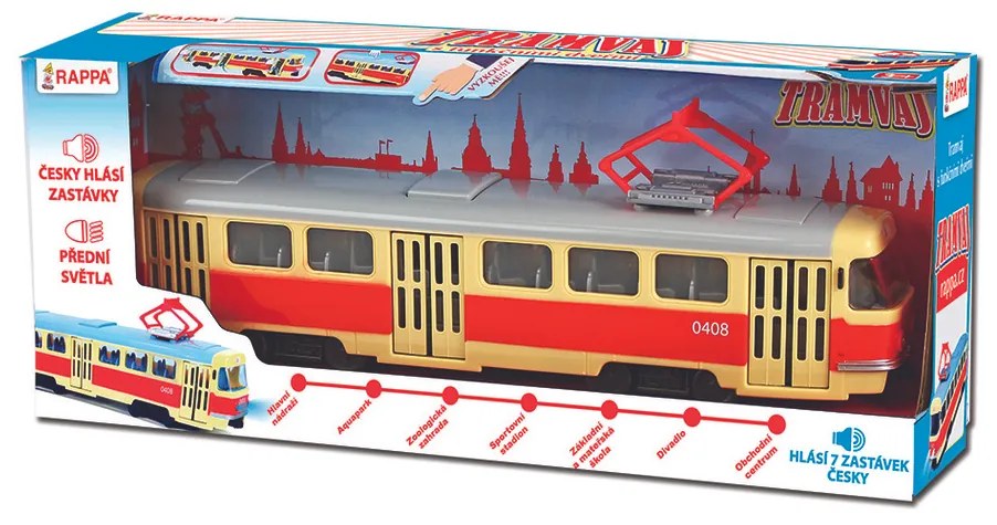 Tramvaiul Rappa cu sunet și lumină, 28 cm