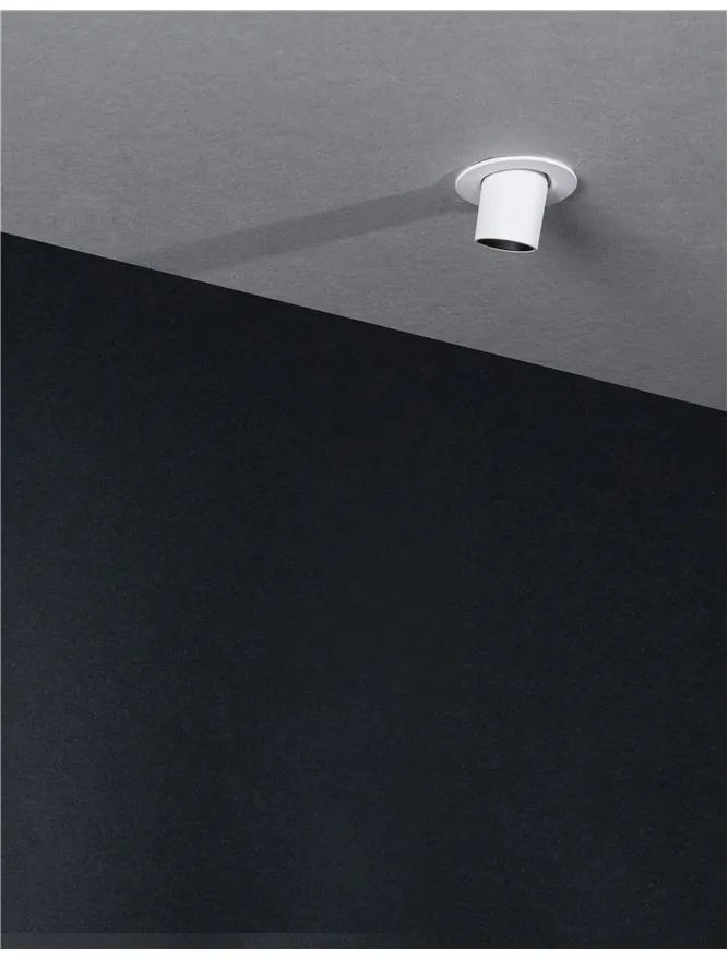 Mini Spot LED incastrabil ajustabil design modern DESERT alb