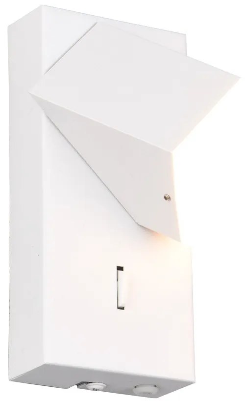 Aplică de perete albă LED Raglan – Trio