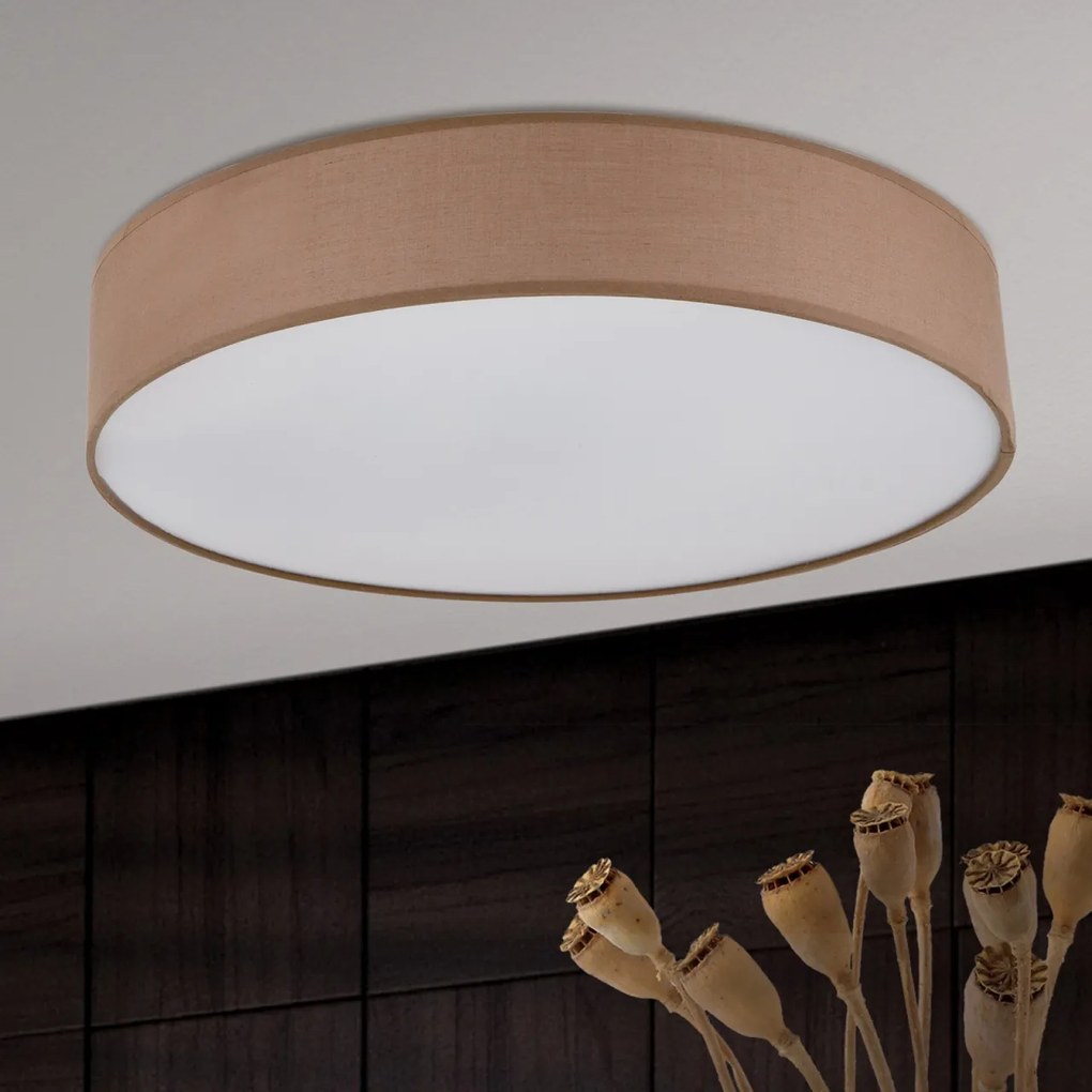 Lustra aplicata design modern Ufo 50cm maro