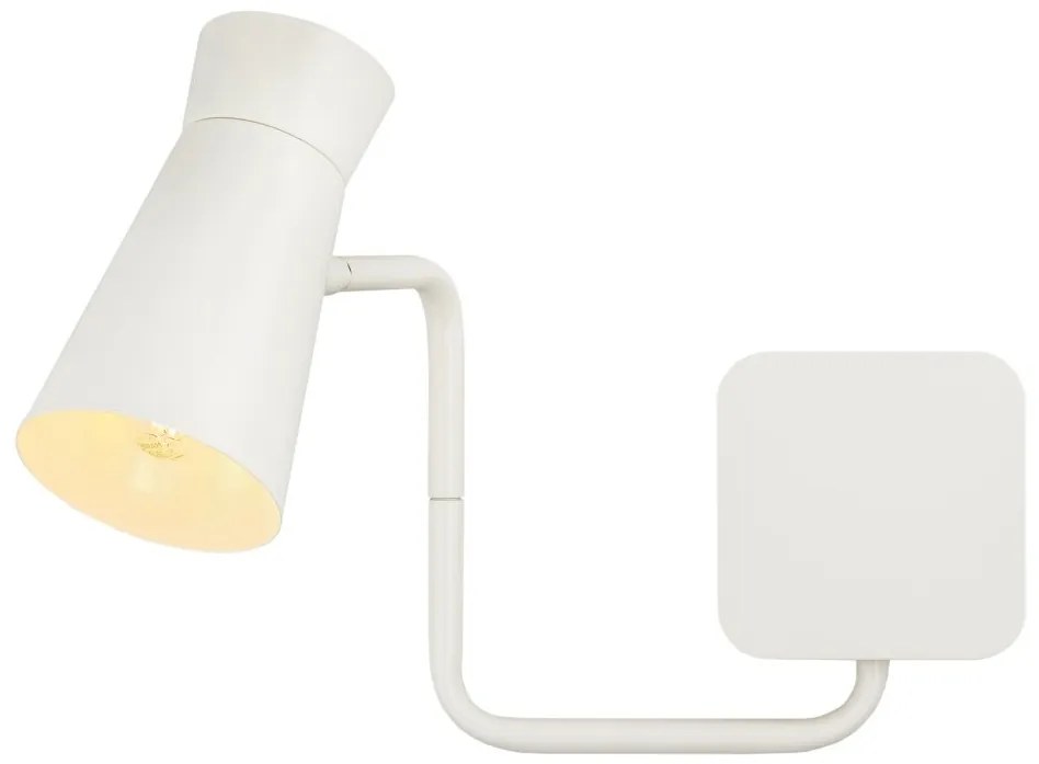 Aplica cu brat si spot directionabil LORD 8879 alb crem