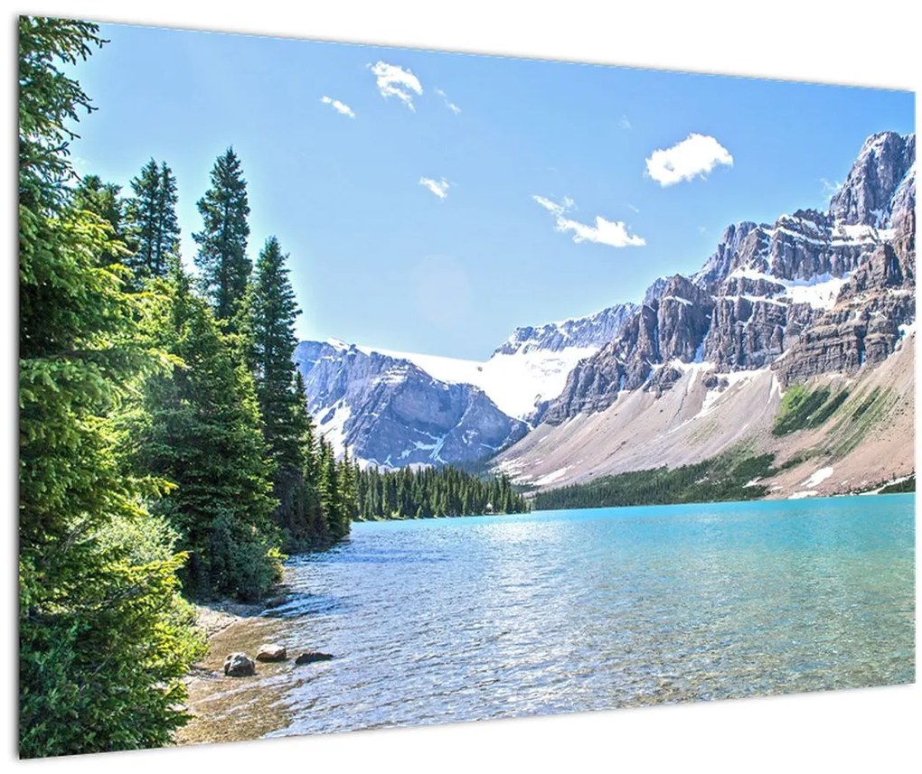 Tablou - Lac Alpin (90x60 cm)