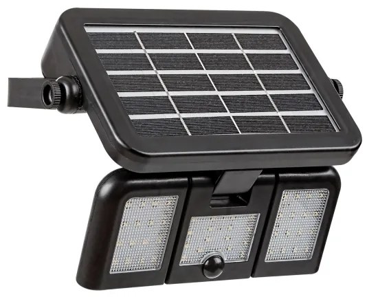 Proiector LED solar cu senzor LIHULL LED/9,6W/3,7V IP44 Rabalux 77020