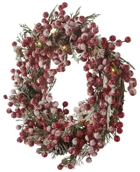 Coroniță LED de Crăciun 20xLED/3xAA alb cald