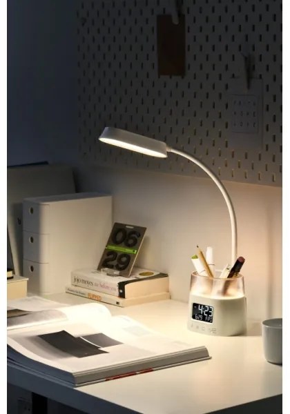 Lampă LED RGBW de masă cu suport de creioane Immax 08980L FALCON LED/10W/5V