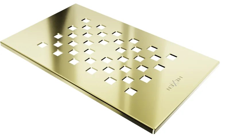 Mexen Hugo mască de duș, aurie - 42910050