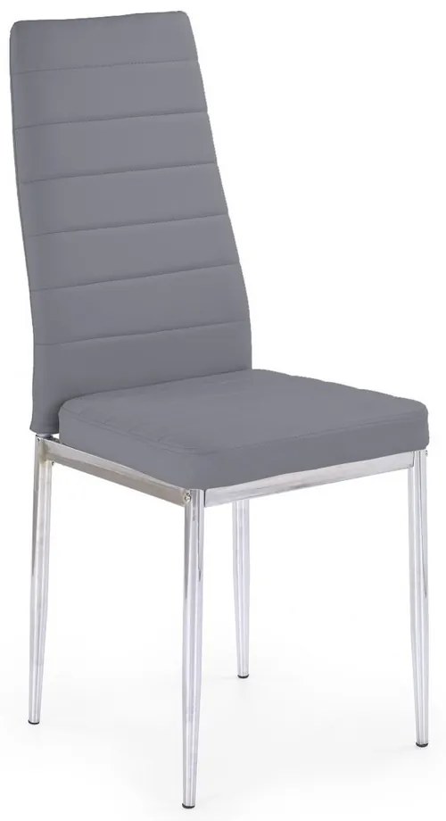 Scaun de bucaterie Perla, gri/argintiu