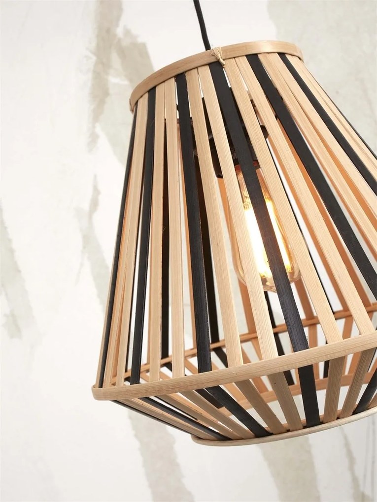 Lampadar eco din bambus Merapi S nat/diamond, bl/nat
