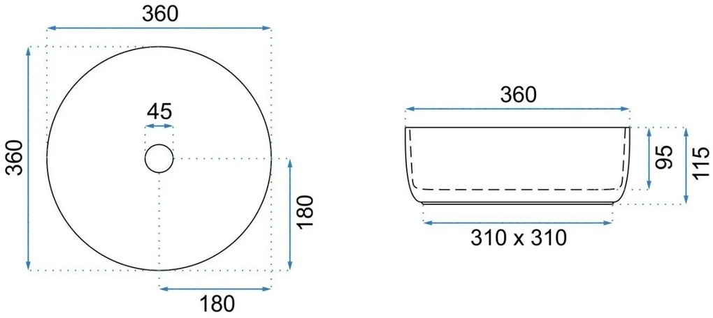 Lavoar Sami argintiu periat L36 cm