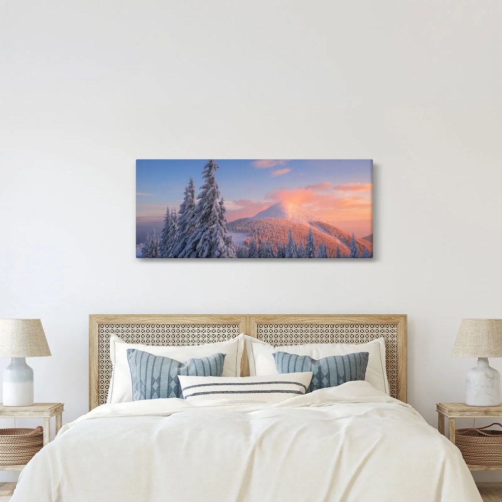 Tablou - Peisaj de iarnă (120x50 cm)