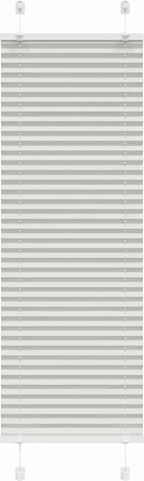 vidaXL Jaluzea plisată gri deschis 50x100 cm Lățime țesătură 49,4 cm