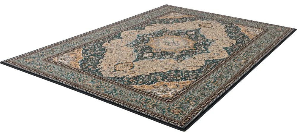 Covor verde din lână 160x240 cm Charlotte – Agnella