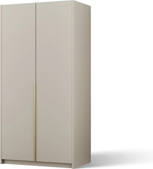 Dulap Bregma II cu uși batante – 2 uși – 100x58x204 cm – Cașmir – Varianta 2