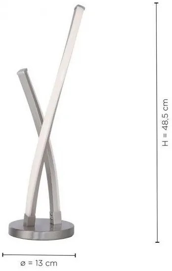 Lampă LED RGB de masă dimabilă SWING LED/9,5W/230V Leuchten Direkt 11991-55 + telecomandă