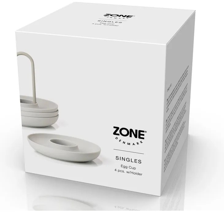 Suporturi de ouă 4 buc. din metal Singles – Zone