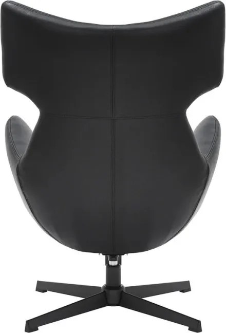Fotoliu pivotant VOGUE piele sintetica neagra