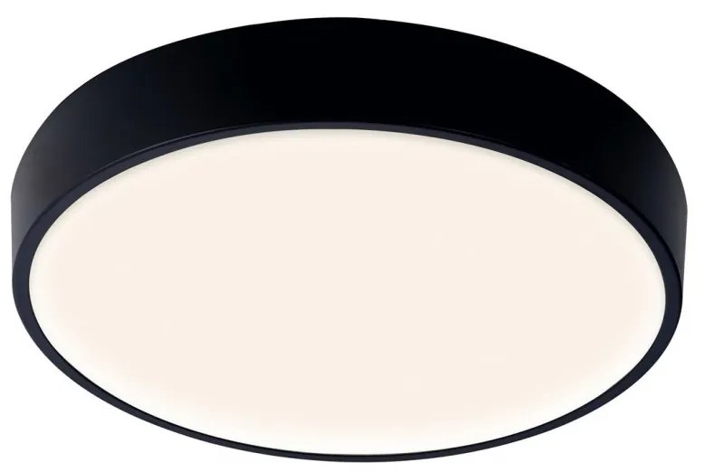 Plafoniera LED CCT, dimabila, diametru 38cm, negru, CUMBUCO II MA-8836