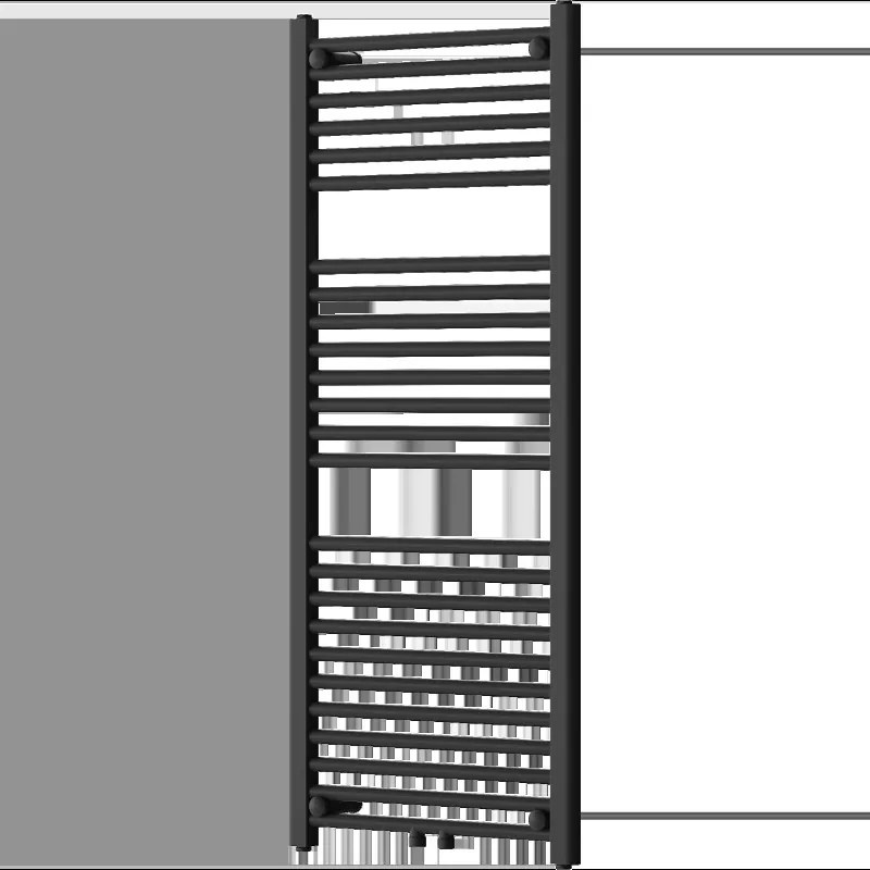 Mexen Mars Calorifer de baie 1200 x 500 mm, 528 W, Neagră - W110-1200-500-00-70