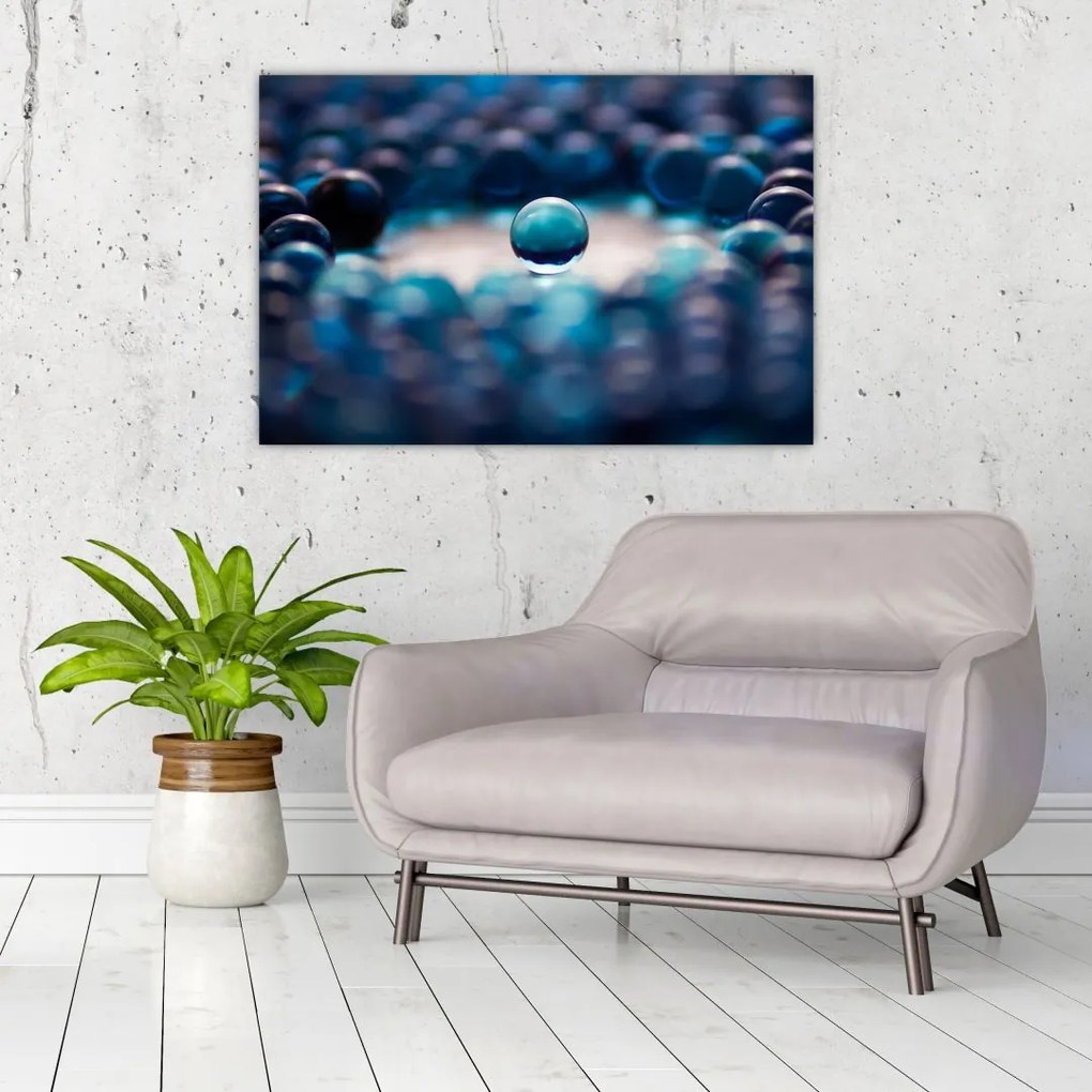 Tablou - Bile albastre (90x60 cm)