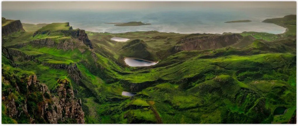 Tablou - Quiraing, Scoția (120x50 cm)