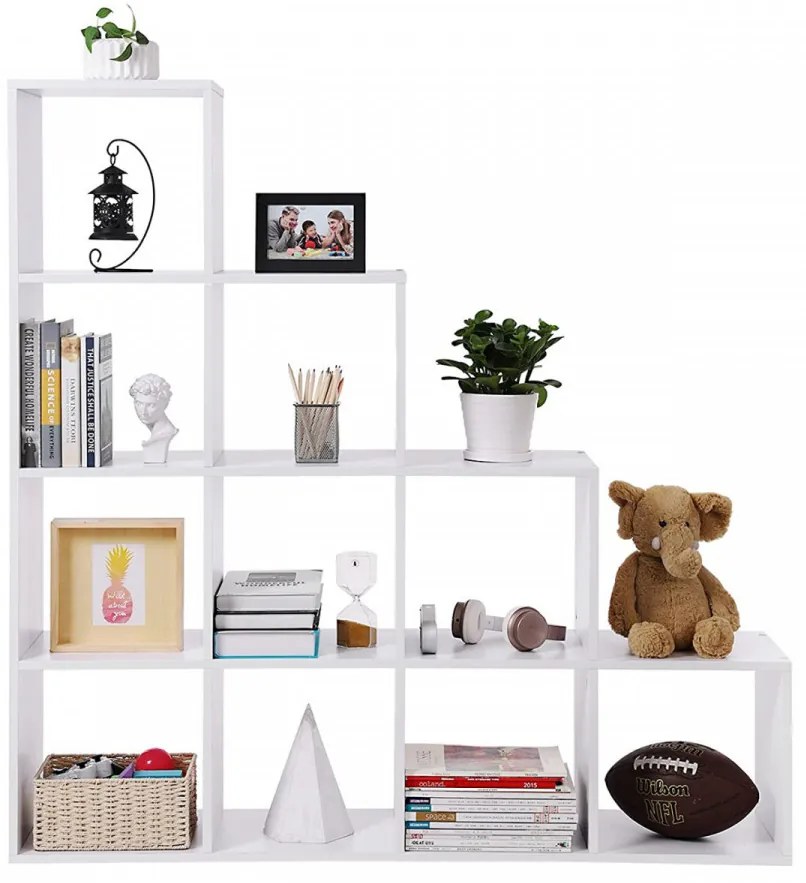 Biblioteca Living, PAL Melaminat, Alb, Vasagle, LBC10WTV1