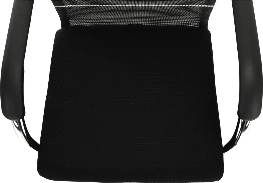 Scaun de şedinţă, gri/negru/argintiu, ESIN