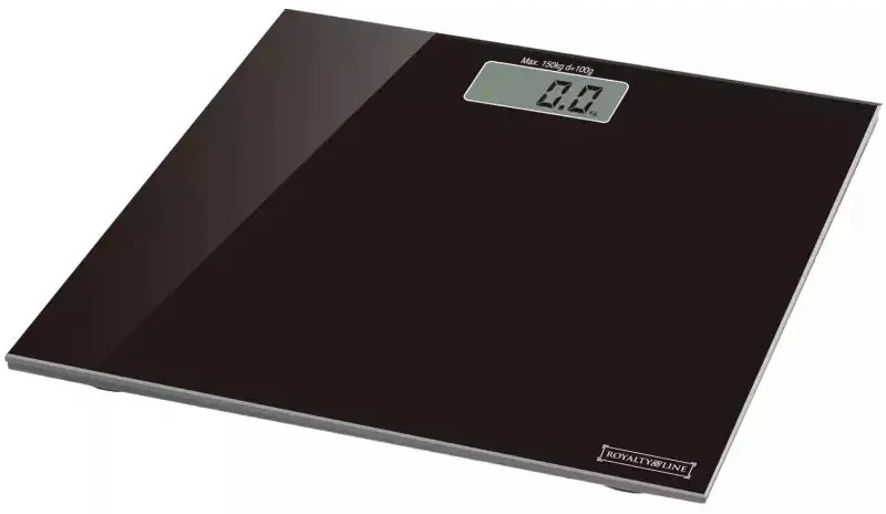 Cantar de baie Royalty Line black, max 180 kg
