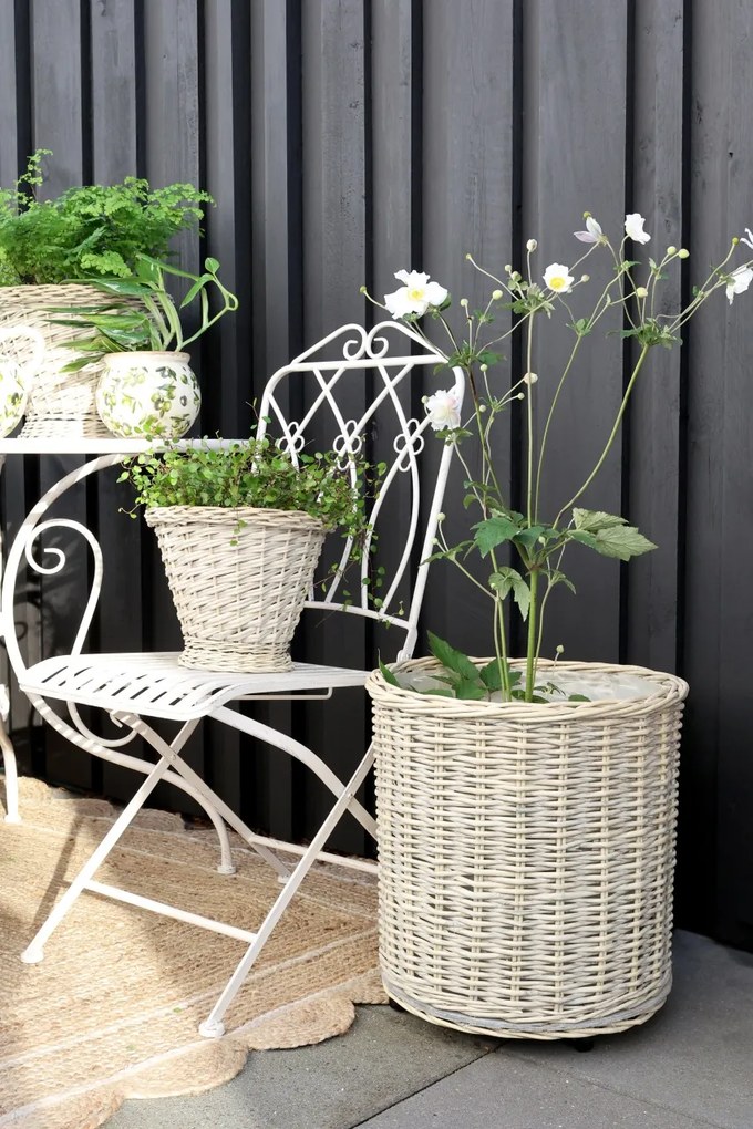 Set 3 Ghivece French Basket din salcie impeltita, Jardin