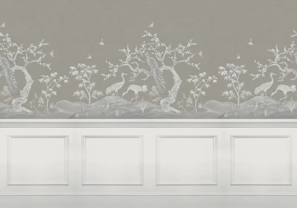 Tapet Chinoiserie Lace, Panels, Rebel Walls