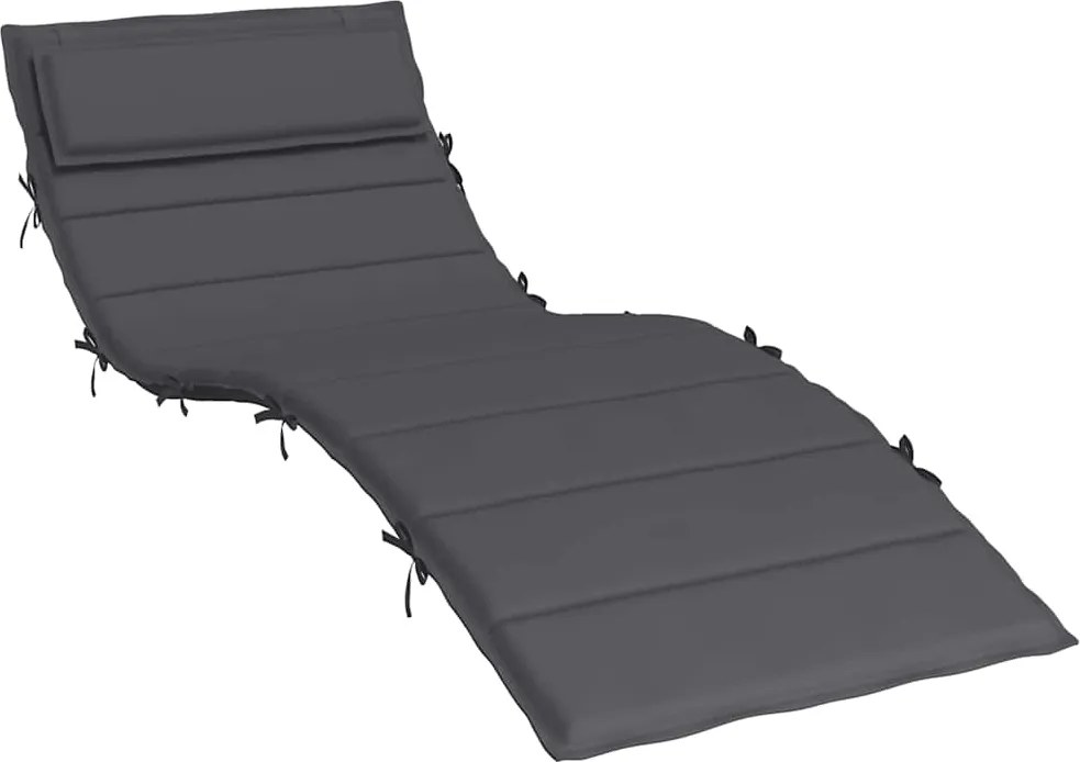 vidaXL Pernă de șezlong, antracit, 180x60x4 cm, textil Oxford