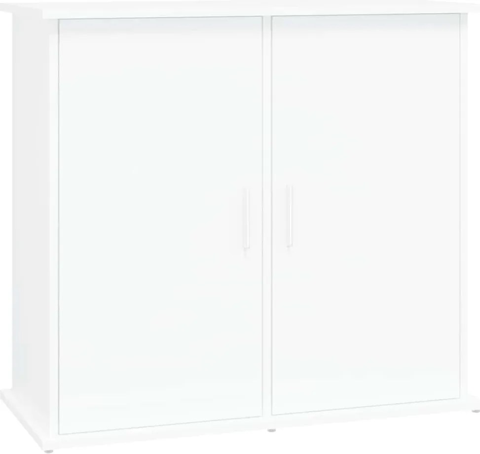 vidaXL Suport pentru acvariu, alb, 81x36x73 cm, lemn prelucrat