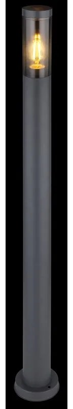 Stalp mediu pentru iluminat exterior design modern IP44 Boston antracit